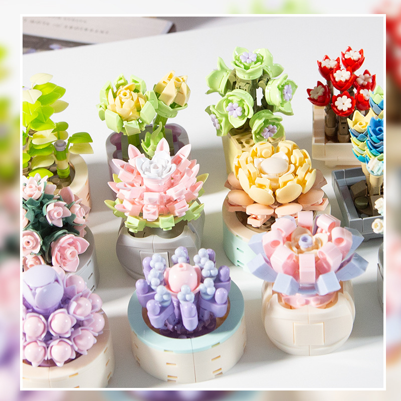 DIY MOC saksı bitkileri Cactus - Bonsai Garden Lego Set incelemesi ve fiyatı
