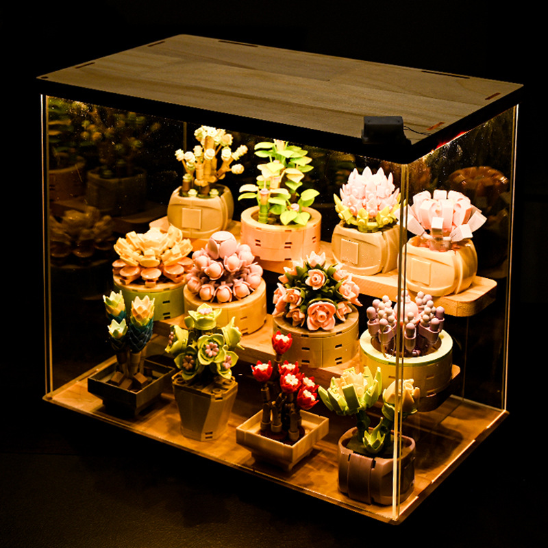 DIY MOC saksı bitkileri Cactus - Bonsai Garden Lego Set incelemesi ve fiyatı
